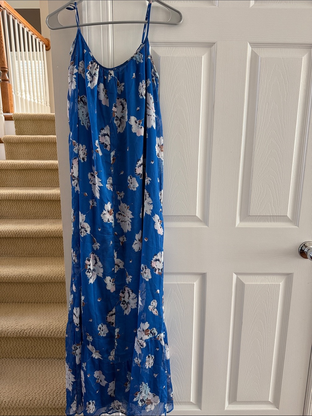 ZARA Floral Blue DRESS